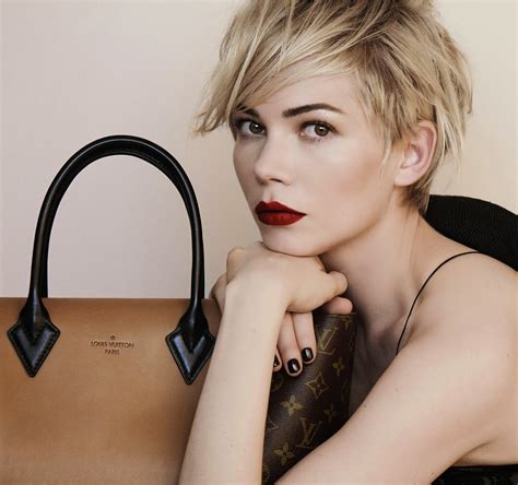 michelle williams makeup in louis vuitton ad|Michelle Williams Makes Glitter Eyeliner Look Chic at .